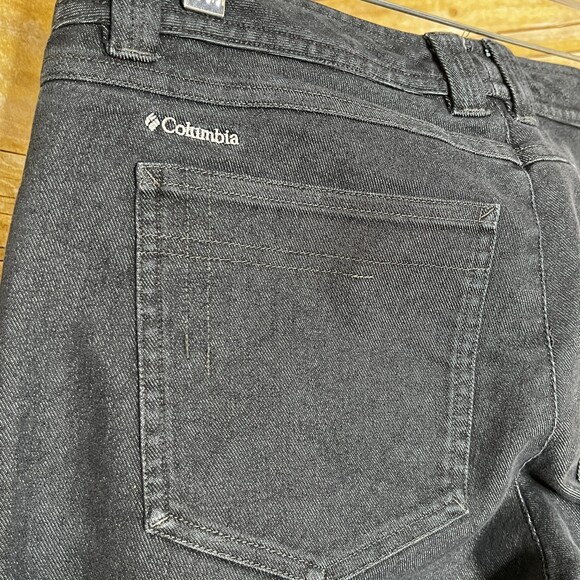COLUMBIA FLANNEL ROLL CUFF MID-RISE OUTDOOR NATURE CASUAL WARM PLAID JEANS SZ. 8 - Picture 11 of 11